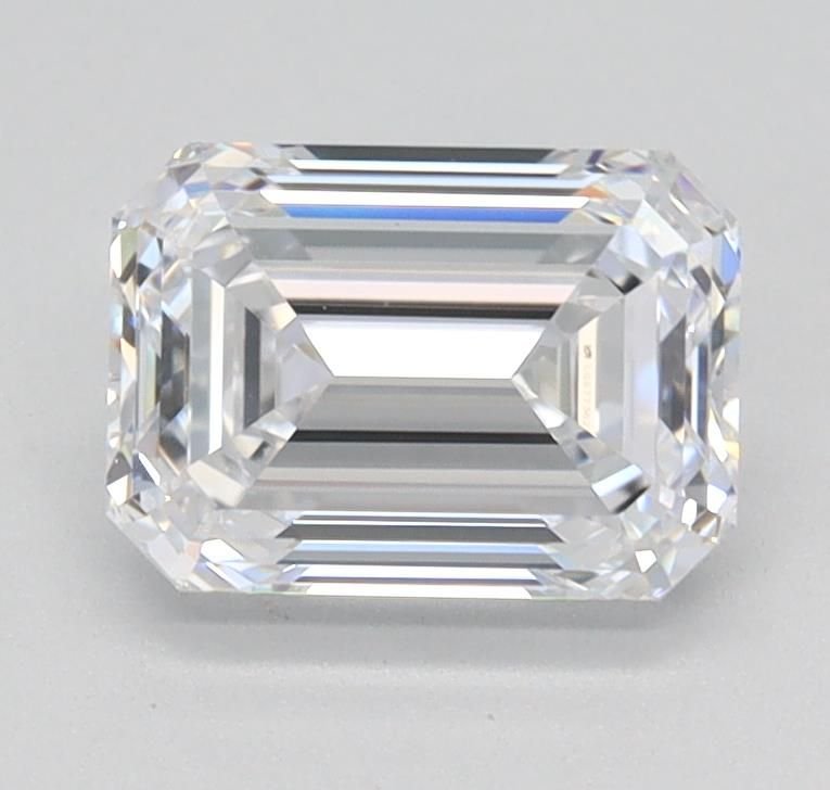 1.07ct D VS1 Rare Carat Ideal Cut Emerald Lab Grown Diamond