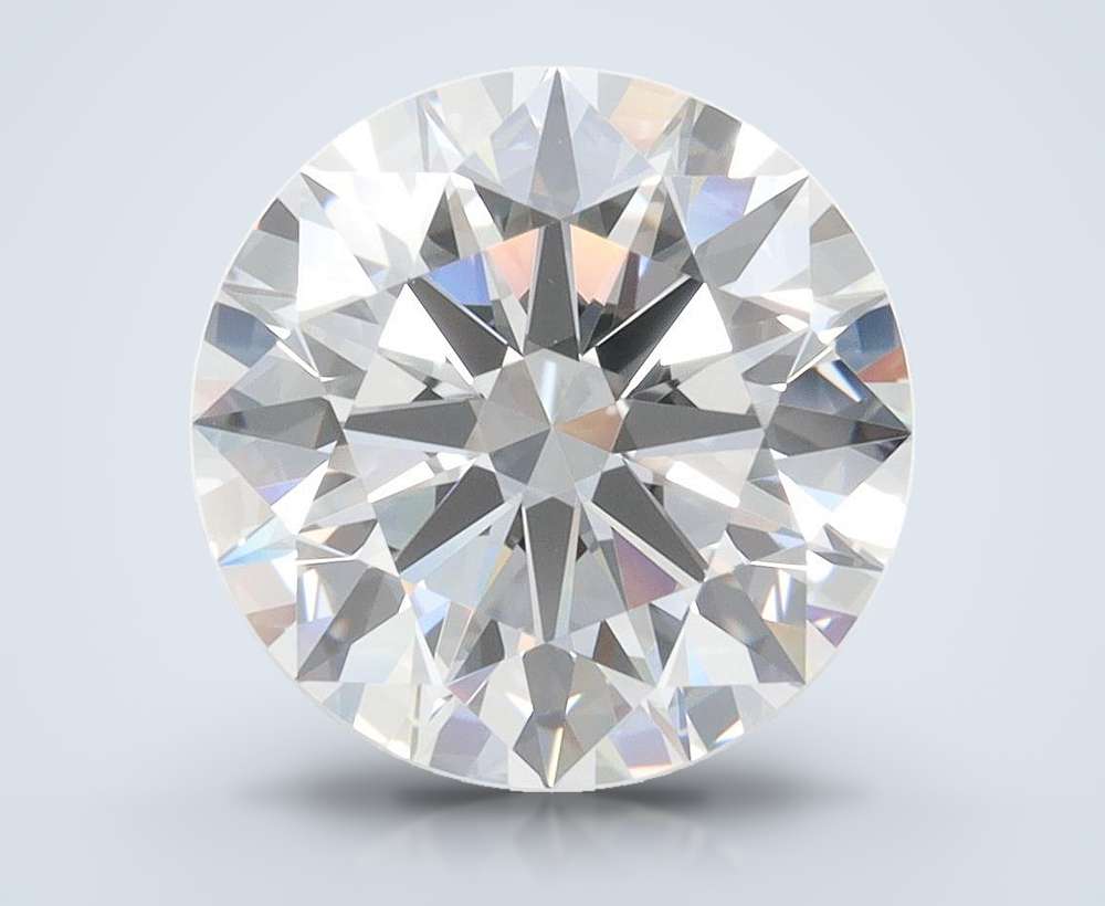 4.08 Carat Round Lab Diamond