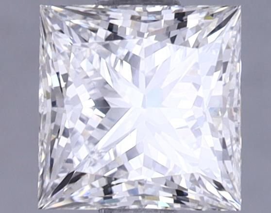 1.12ct F VVS2 Rare Carat Ideal Cut Princess Lab Grown Diamond