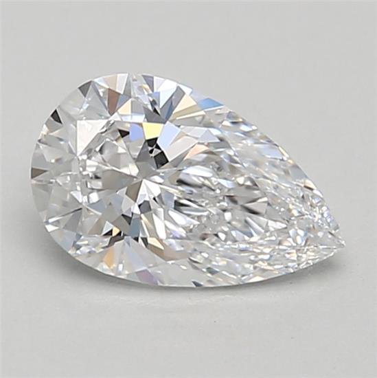 0.62ct D IF Rare Carat Ideal Cut Pear Lab Grown Diamond