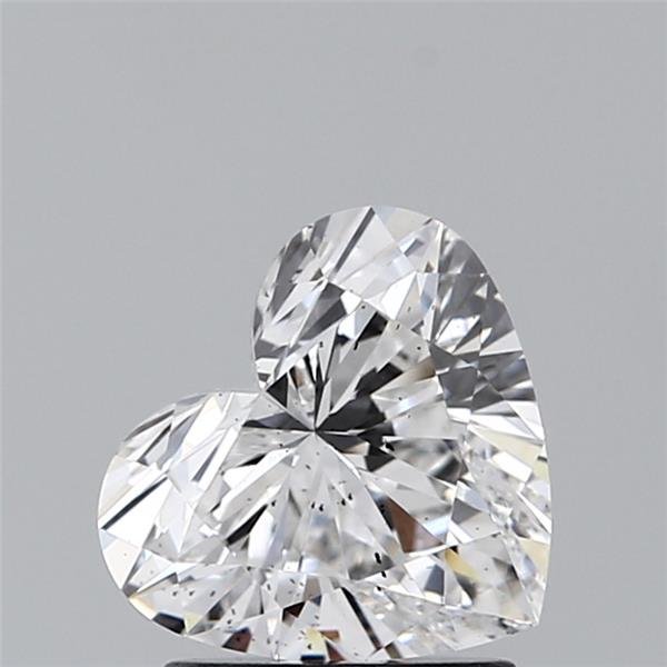 1.54ct E SI1 Rare Carat Ideal Cut Heart Lab Grown Diamond