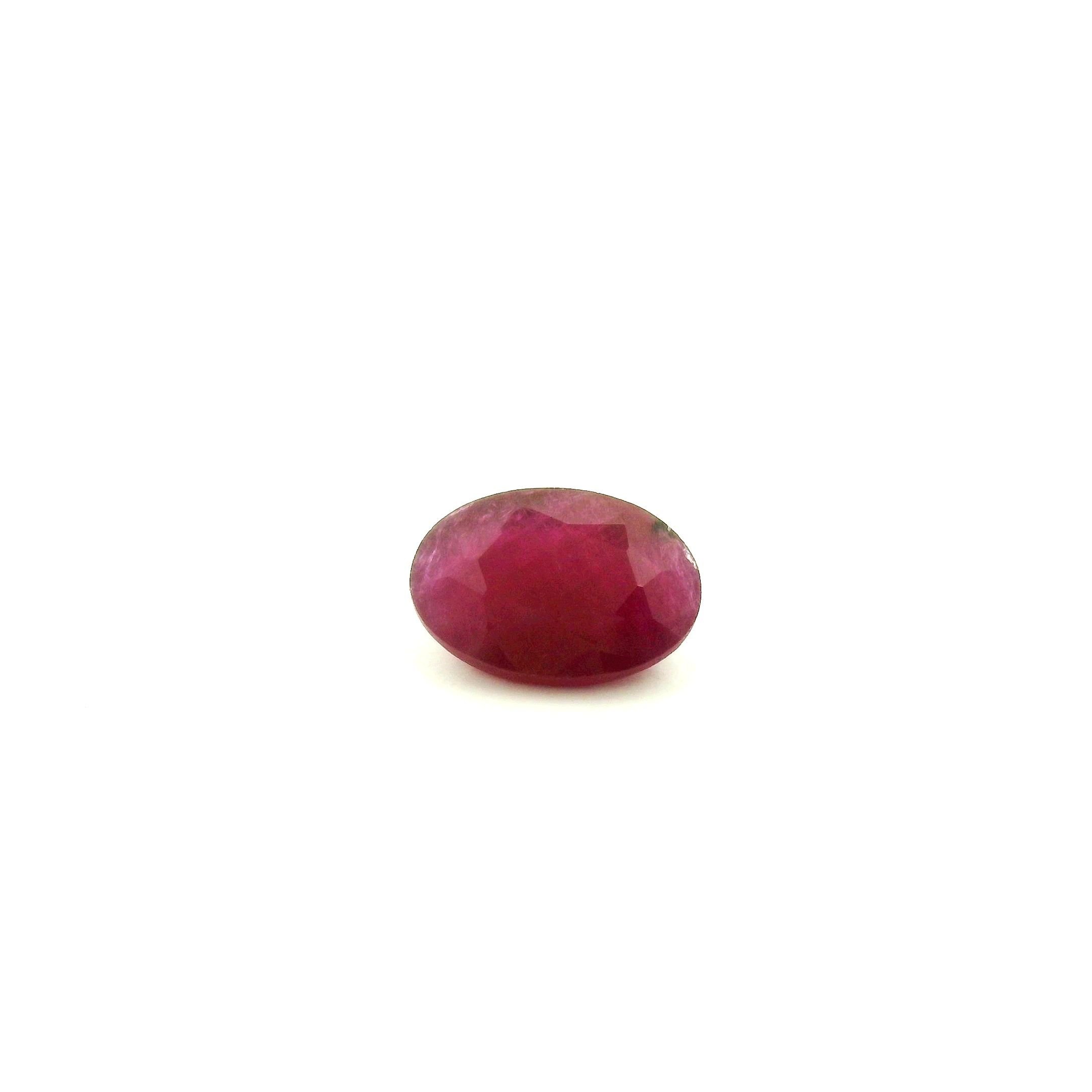 0.92 Carat Red Oval Ruby