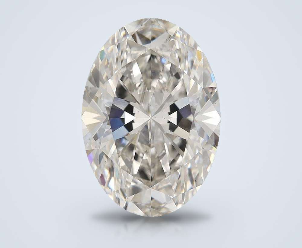 6.13 Carat Oval Lab Diamond