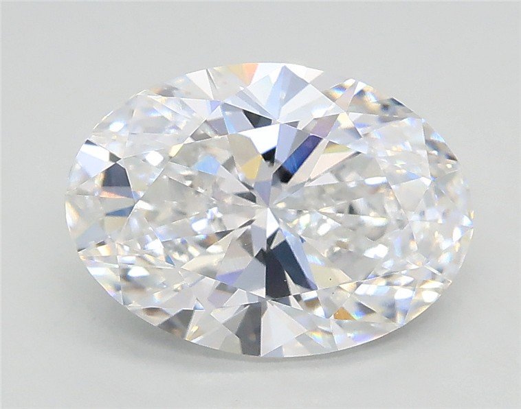 2.03ct D VS2 Rare Carat Ideal Cut Oval Lab Grown Diamond