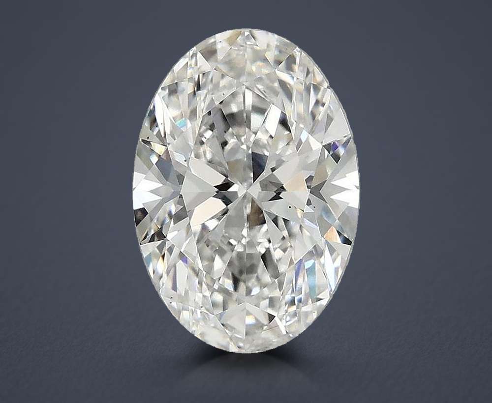 2.82 Carat Oval Lab Diamond