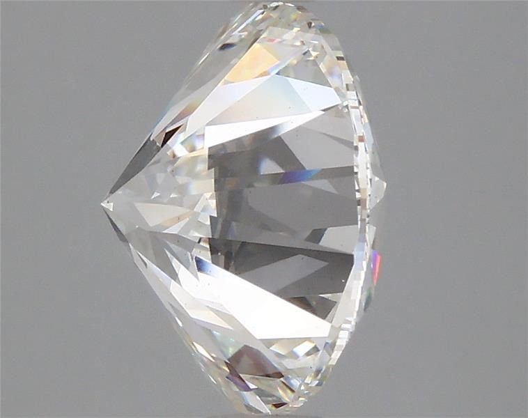 4.04ct F SI1 Rare Carat Ideal Cut Round Lab Grown Diamond