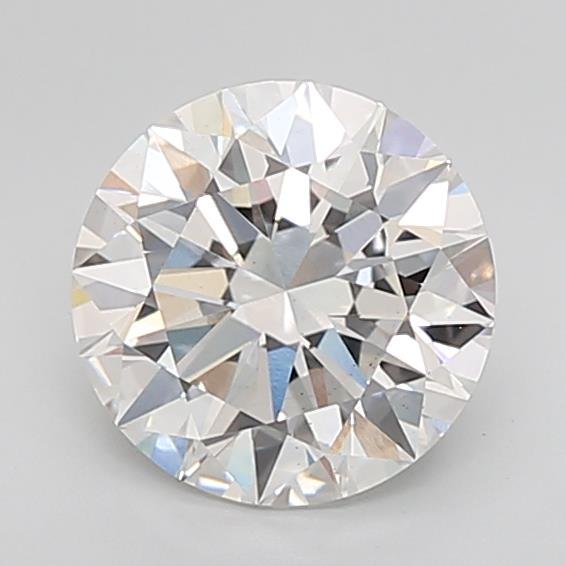 3.01ct E VS2 Excellent Cut Round Lab Grown Diamond