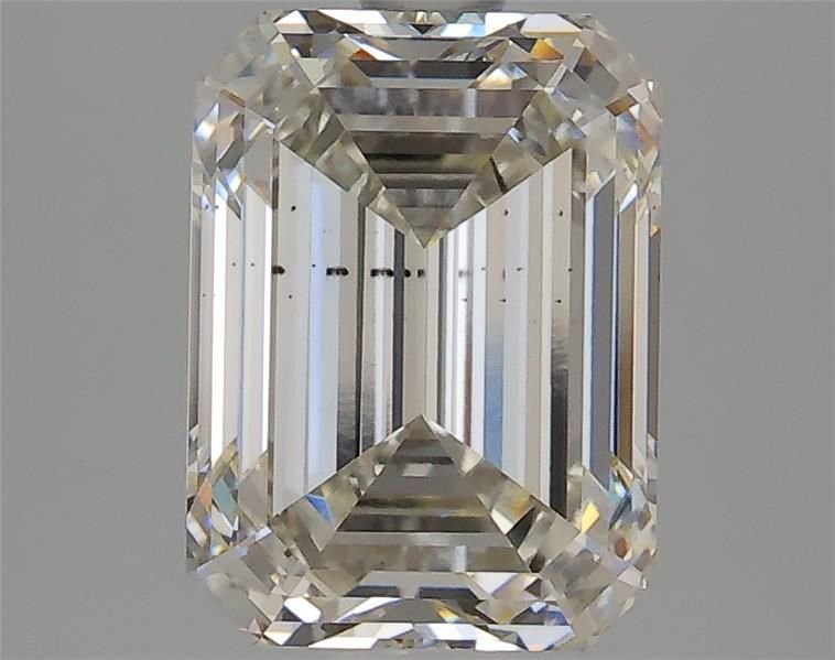 3.10ct H SI1 Excellent Cut Emerald Lab Grown Diamond