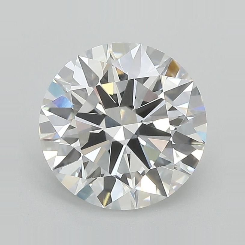 2.60ct F VS1 Excellent Cut Round Lab Grown Diamond