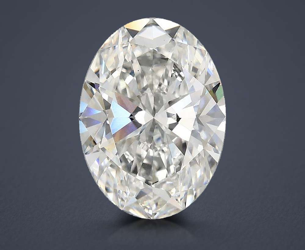 3.90 Carat Oval Lab Diamond