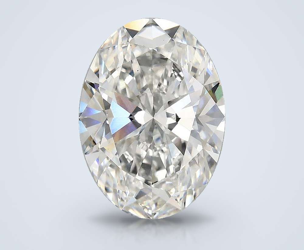 3.90 Carat Oval Lab Diamond