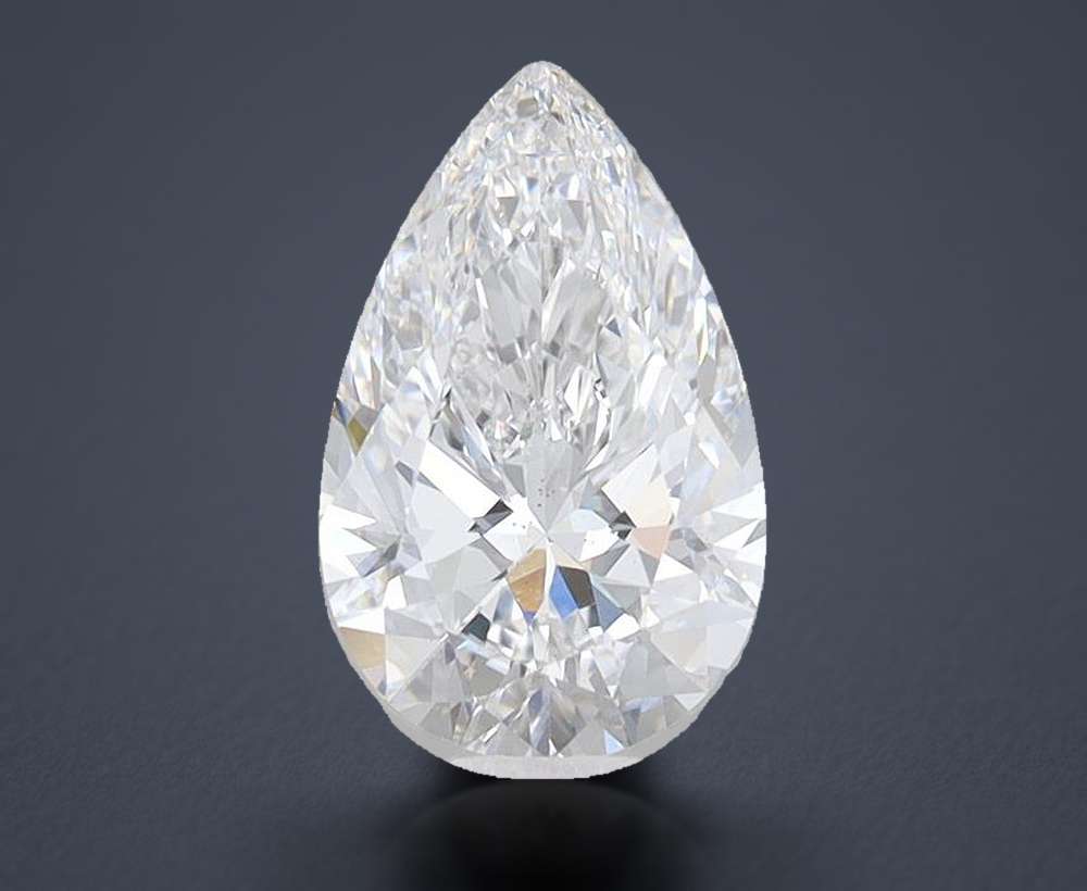 1.54 Carat Pear Lab Diamond