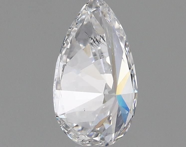 0.63ct E VS2 Rare Carat Ideal Cut Pear Lab Grown Diamond