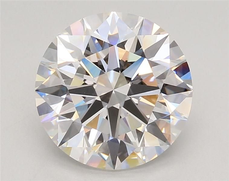 4.06ct F VVS2 Rare Carat Ideal Cut Round Lab Grown Diamond