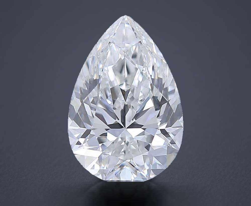 2.50 Carat Pear Natural Diamond
