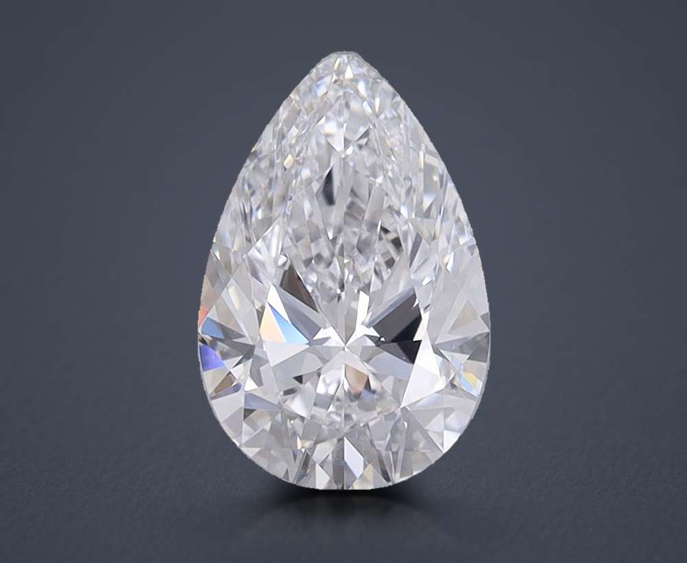 1.50 Carat Pear Lab Diamond