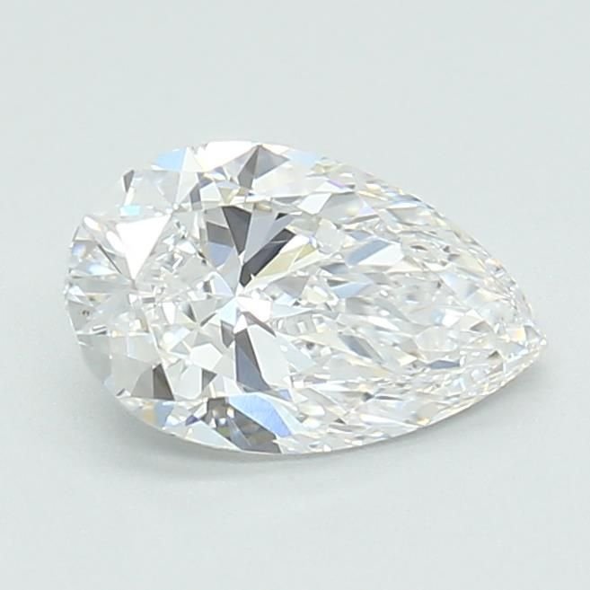0.93ct D VVS1 Rare Carat Ideal Cut Pear Lab Grown Diamond