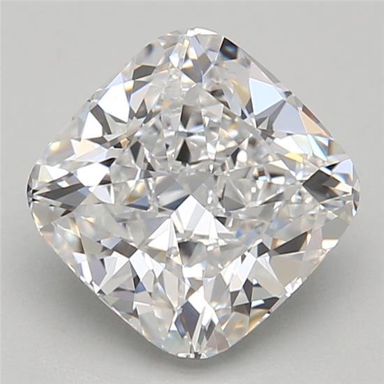 2.05ct D VVS2 Rare Carat Ideal Cut Cushion Lab Grown Diamond
