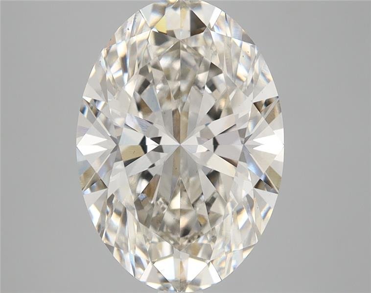 3.80ct H VS2 Rare Carat Ideal Cut Oval Lab Grown Diamond
