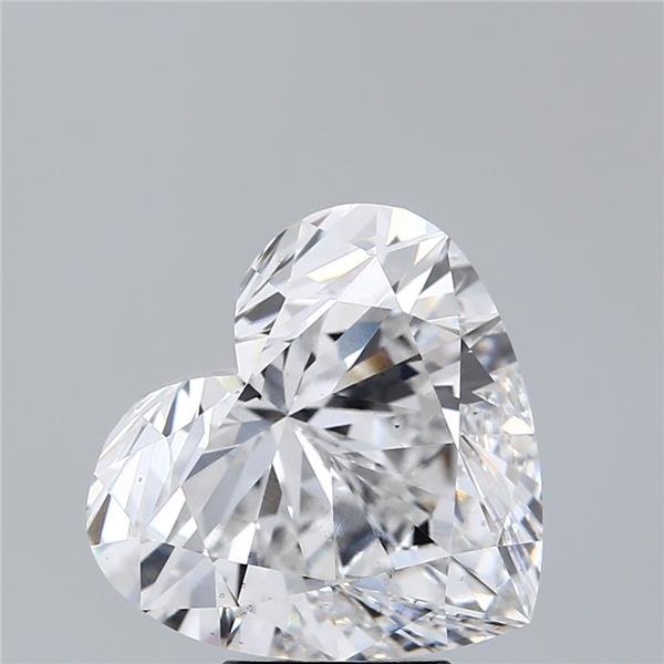 5.13ct E VS2 Rare Carat Ideal Cut Heart Lab Grown Diamond