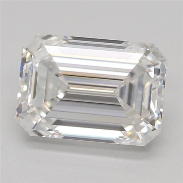 1.04ct E VVS2 Rare Carat Ideal Cut Emerald Lab Grown Diamond