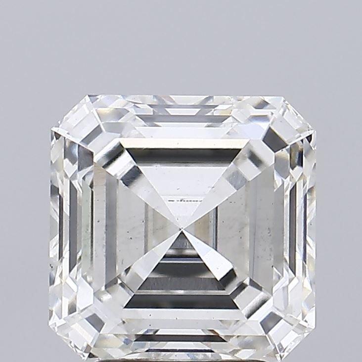 3.58ct H VS2 Excellent Cut Asscher Lab Grown Diamond