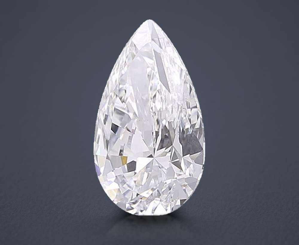 2.00 Carat Pear Lab Diamond