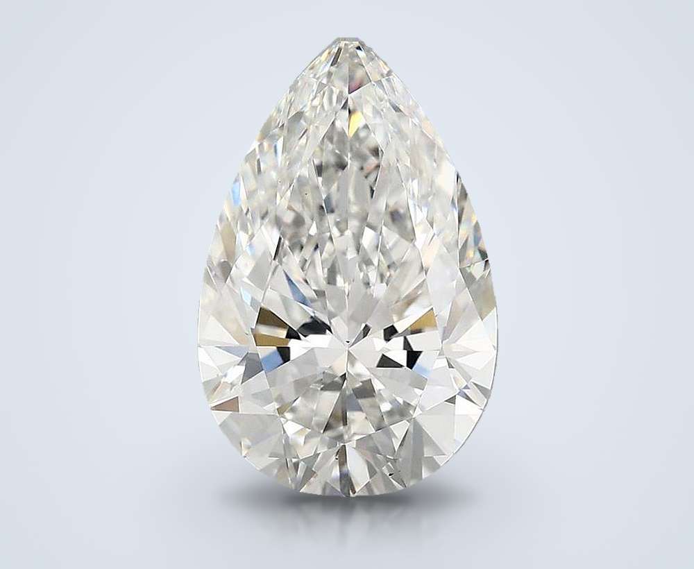 2.80 Carat Pear Lab Diamond