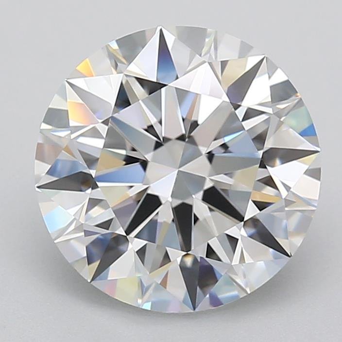 3.05ct D IF Rare Carat Ideal Cut Round Lab Grown Diamond