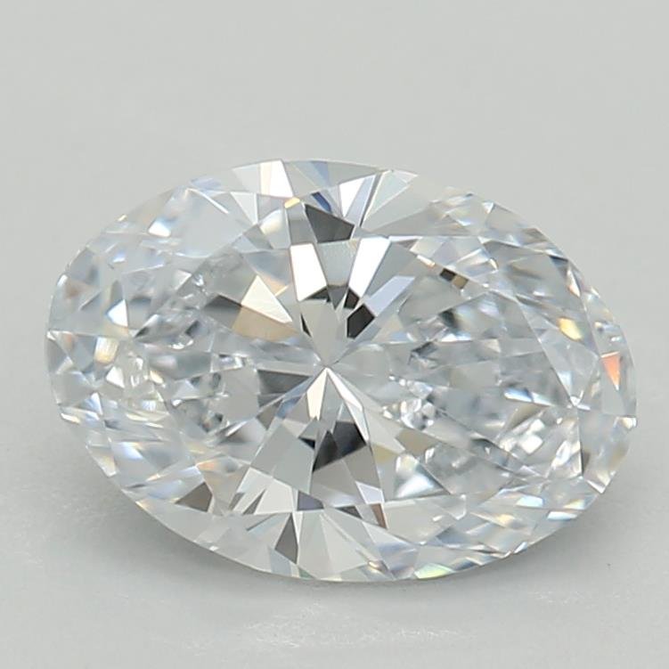 0.73ct F VVS2 Very Good Cut Oval Lab Grown Diamond