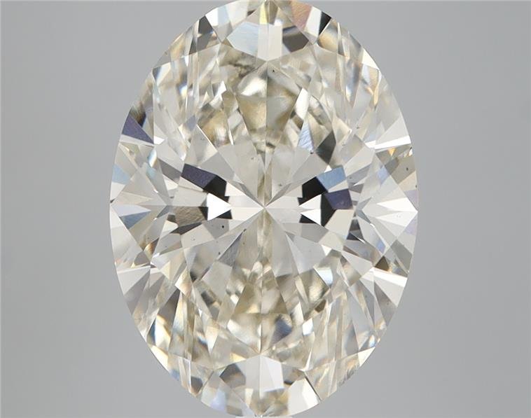 5.08ct J VS1 Rare Carat Ideal Cut Oval Lab Grown Diamond