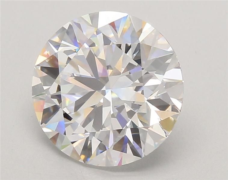 4.07ct D VVS2 Rare Carat Ideal Cut Round Lab Grown Diamond