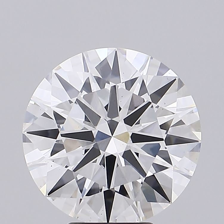 6.08ct E VS2 Excellent Cut Round Lab Grown Diamond