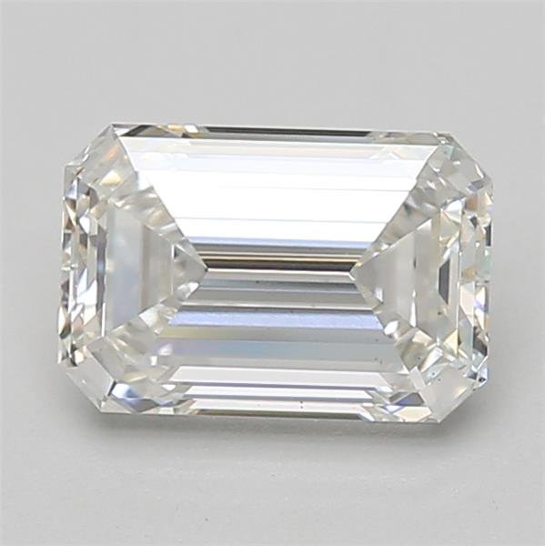 2.07ct F VS2 Rare Carat Ideal Cut Emerald Lab Grown Diamond
