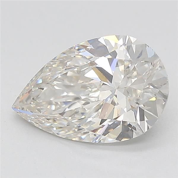 2.16ct H VVS2 Rare Carat Ideal Cut Pear Lab Grown Diamond