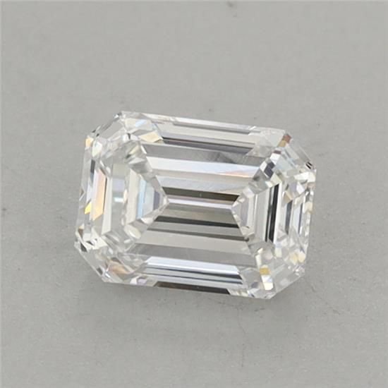 0.70ct D VVS2 Excellent Cut Emerald Lab Grown Diamond