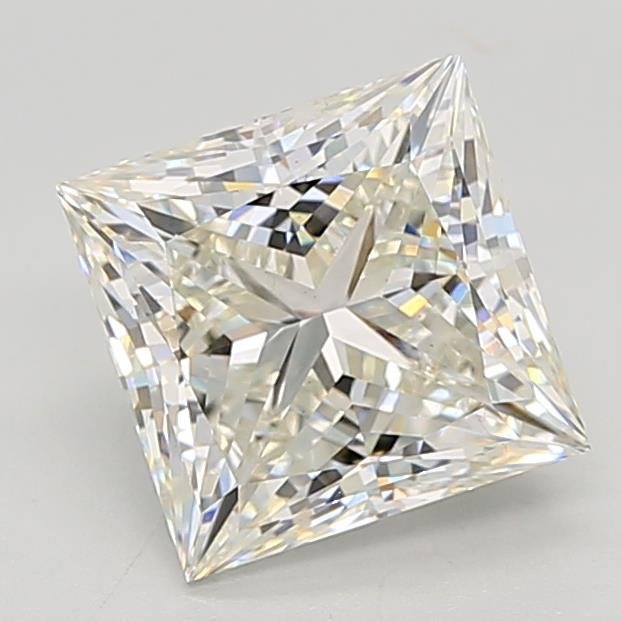 3.04ct H VS1 Rare Carat Ideal Cut Princess Lab Grown Diamond