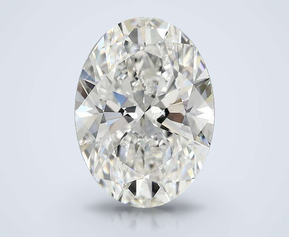 3.90 Carat Oval Lab Diamond