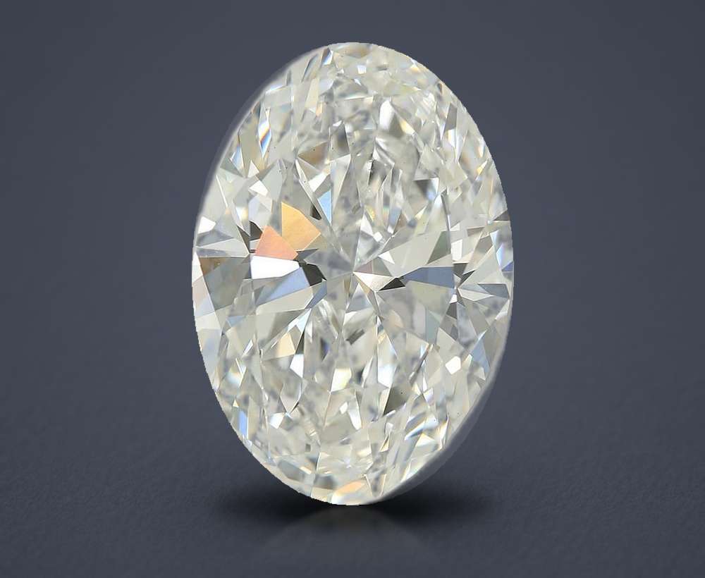 6.09 Carat Oval Lab Diamond