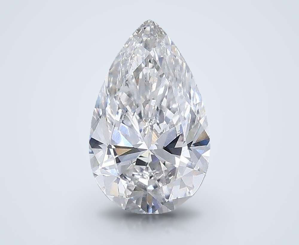 0.58 Carat Pear Lab Diamond