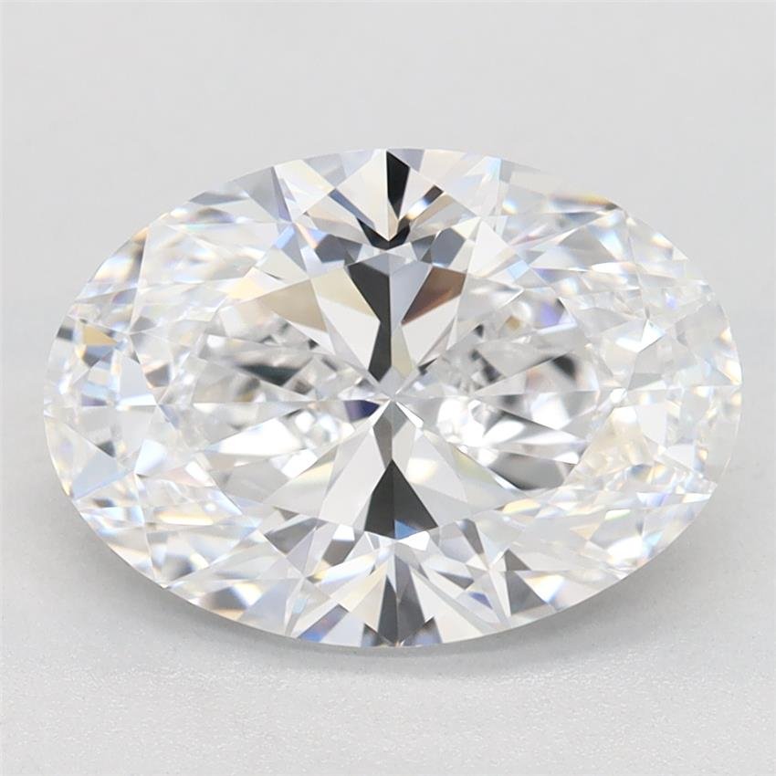 2.67ct D VVS1 Rare Carat Ideal Cut Oval Lab Grown Diamond