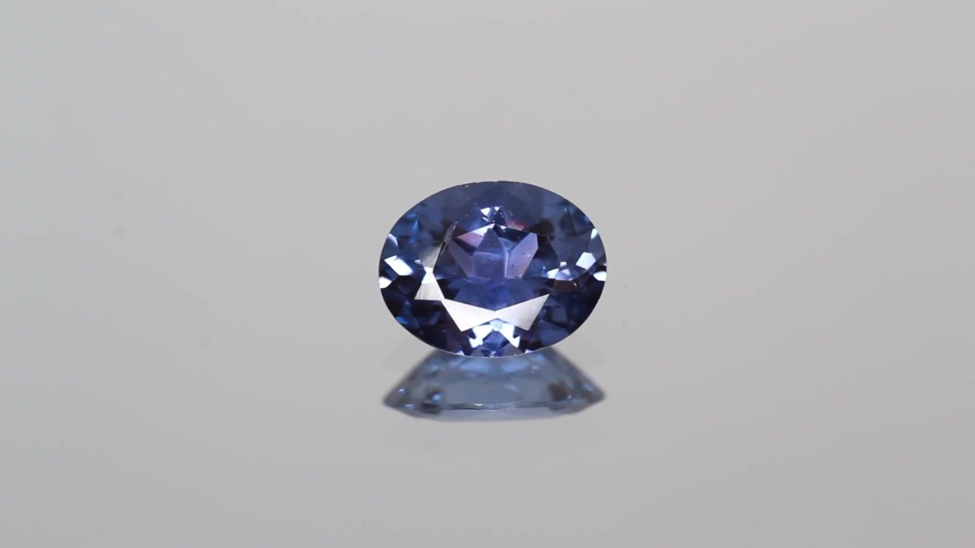 1.20 Carat Purple Oval Sapphire