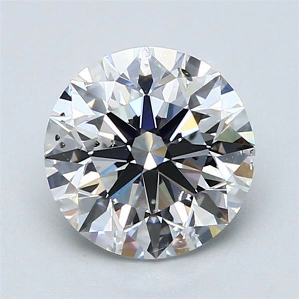 1.70ct F SI2 Rare Carat Ideal Cut Round Diamond