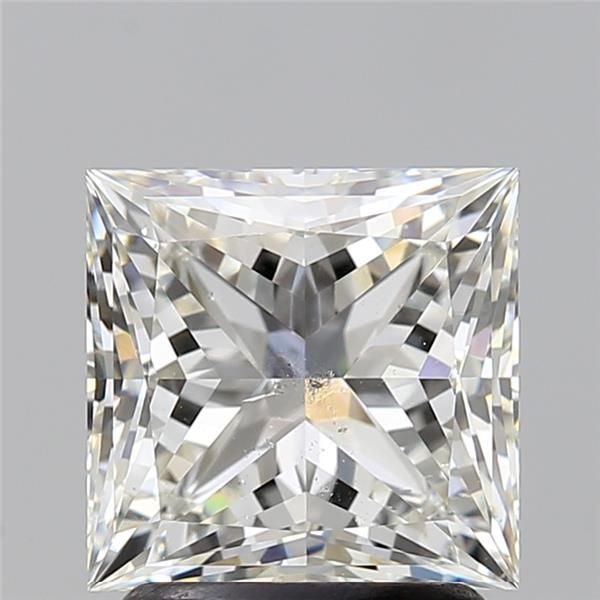 2.03ct I SI2 Rare Carat Ideal Cut Princess Diamond