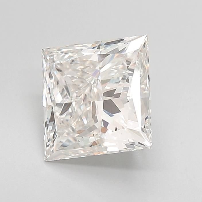 2.51ct F VS1 Excellent Cut Princess Lab Grown Diamond