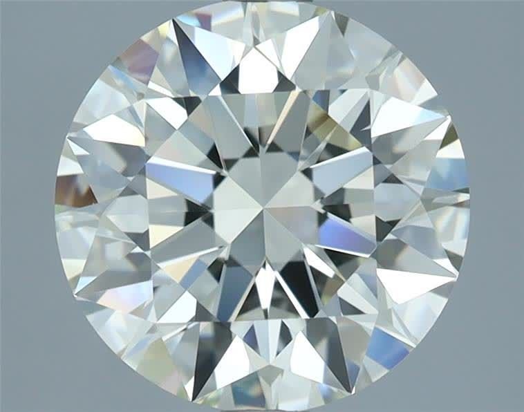 3.17ct J VVS1 Rare Carat Ideal Cut Round Diamond