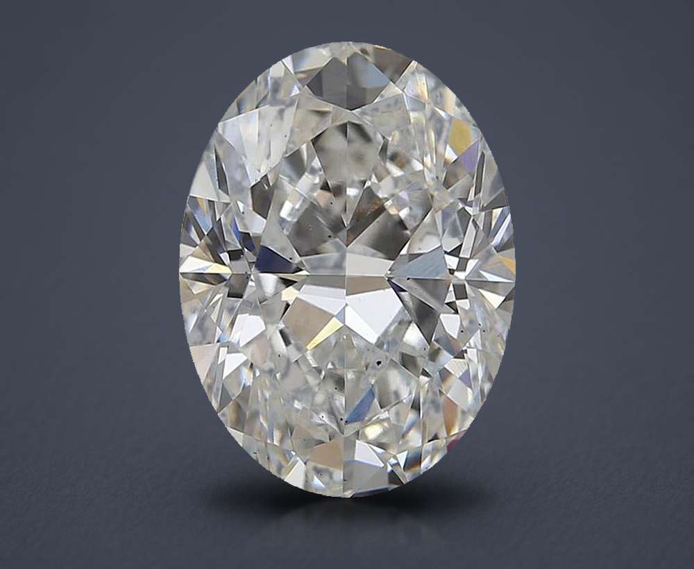 2.83 Carat Oval Lab Diamond