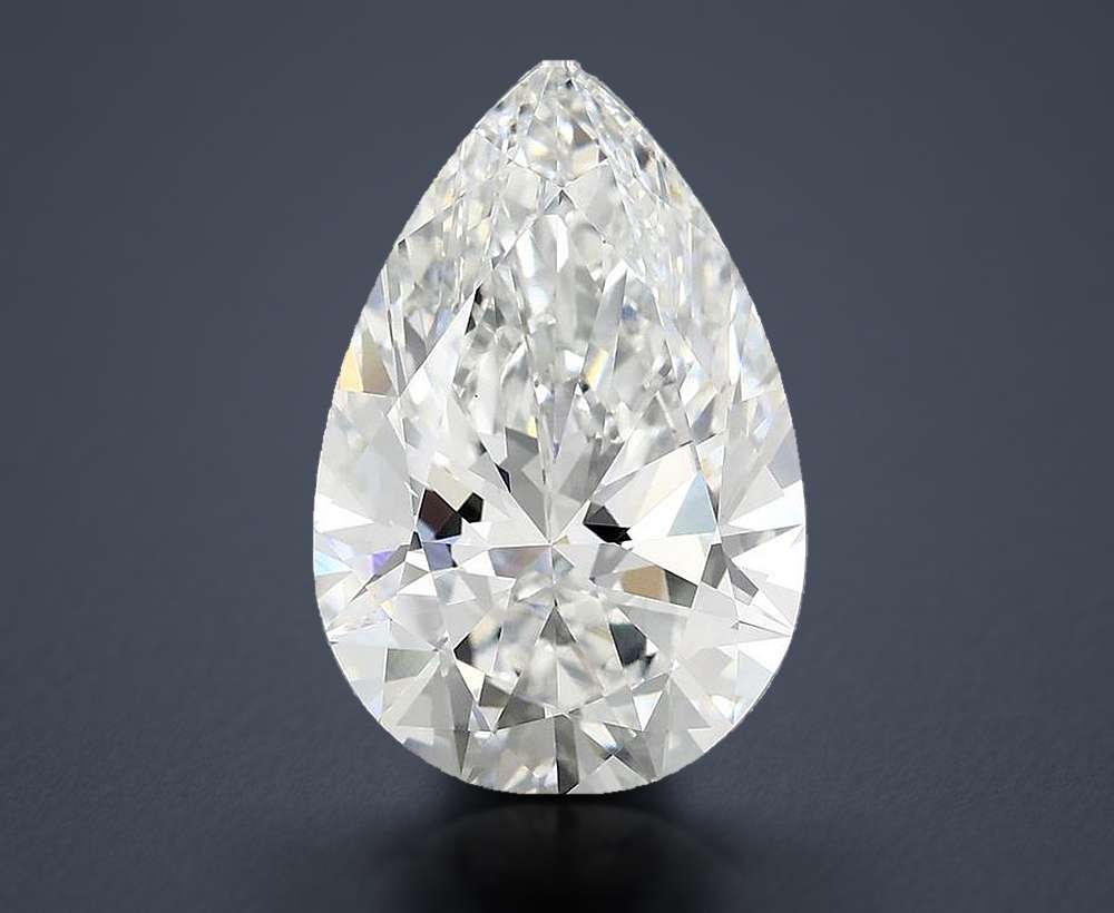 4.90 Carat Pear Lab Diamond