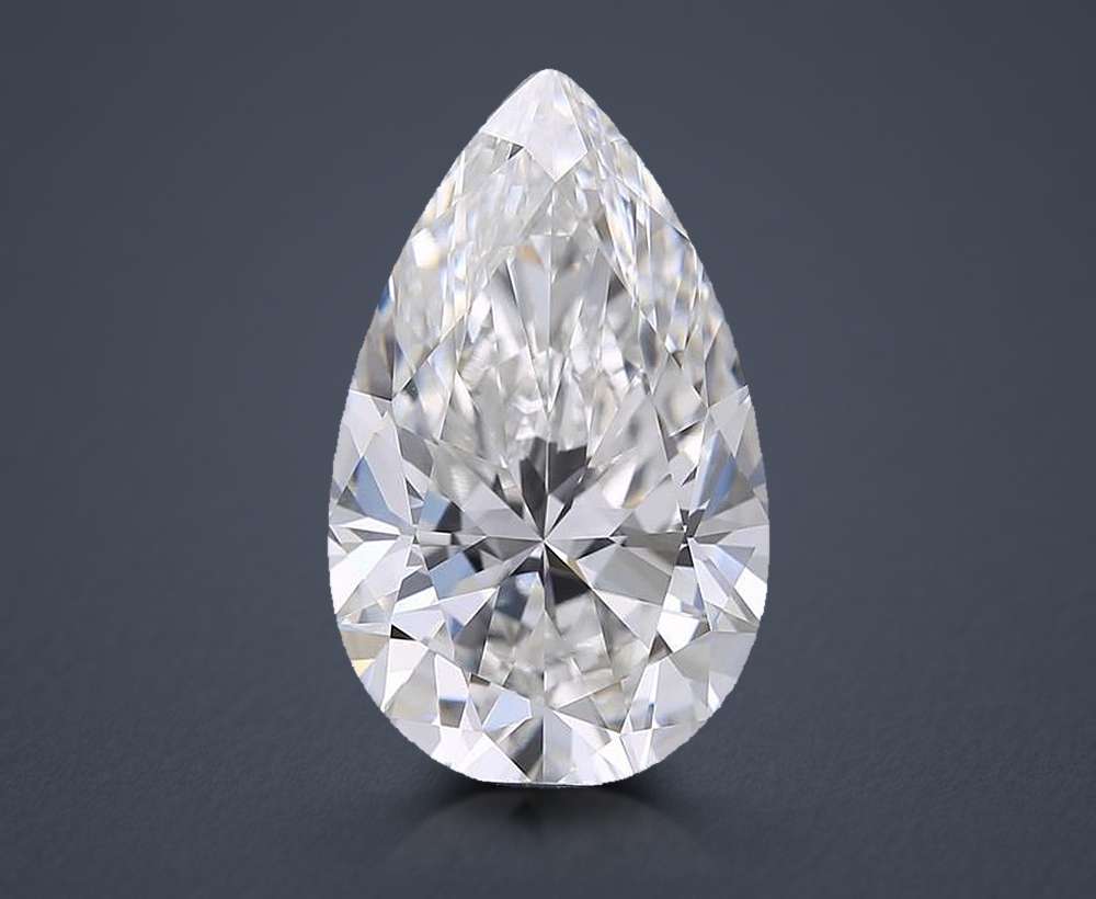 3.52 Carat Pear Lab Diamond
