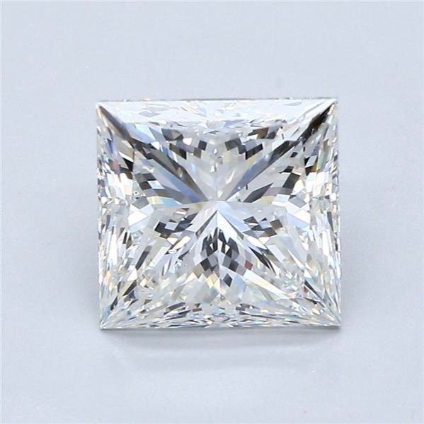 2.60ct H VS2 Excellent Cut Princess Diamond